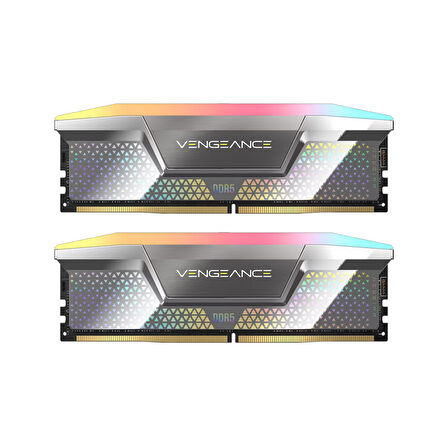 CORSAIR 48GB (2x24GB) Vengeance RGB 8400MHz CL40 DDR5 Siyah Dual Kit Ram