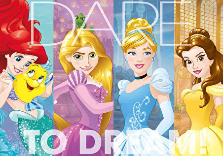 KS Puzzle 100 Parça Disney Prensesler