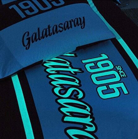 Lisanslı Tek Kişilik Nevresim Takımı Galatasaray 1905 Glow