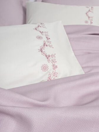 Cotton Box Serenity Bambu Çift Kişilik Pike Takımı Vaila Lila
