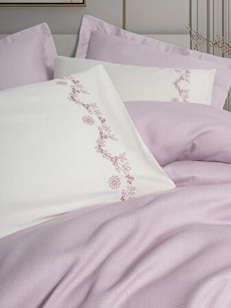 Cotton Box Serenity Bambu Çift Kişilik Pike Takımı Vaila Lila