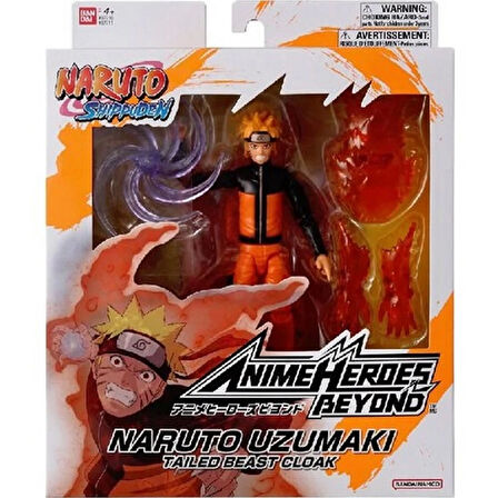 Bandai Naruto Anime Heroes Naruto Uzumaki Figür ve Aksesuar Seti 16 cm