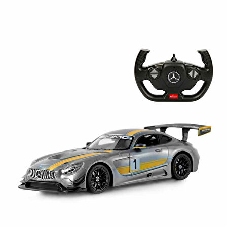 74100 Mercedes AMG GT3 2.4GHZ Işıklı Gri