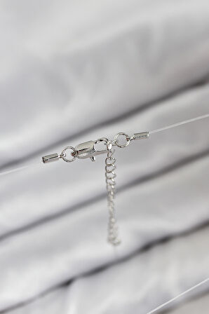 Misineli Topcuk Model Gümüş Renk Hayalet Kolye - TJ-BKO10502