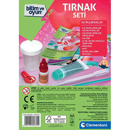 64332 Bilim ve Oyun - Tırnak Seti +7 yaş