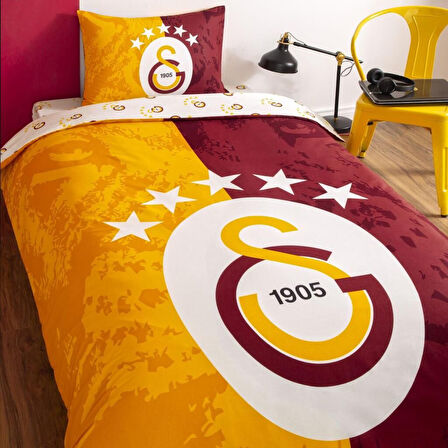 Galatasaray 5. Yıldız Tek Kişilik Lisanslı Nevresim Takımı