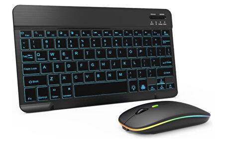 ZR953 Siyah Rgb Km Set