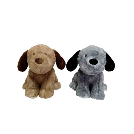 PB31651-23 Peluş Oturan Köpek 23 cm - 1 adet stokta olan gönderilir