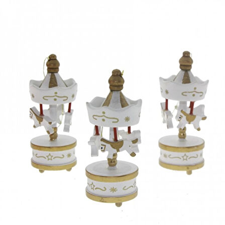 Dekoratif 6&039lı Beyaz Mini Atlı Karınca