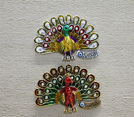 Swaroski Tavuskuşu Magnet Alk3852