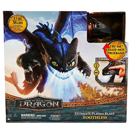 Ejderhanı Nasıl Eğitirsin Sesli ve Işıklı Aksiyon Figürü 38 cm - SPM-6072541