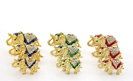 Swaroski 3'lü Fil Seti Alk2079