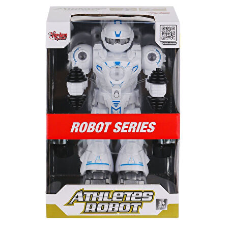 DF-6026 Işıklı ve Müzikli Hareketli Atletik Sporcu Robot -Sinerjim Oyuncak