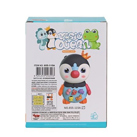 JLG-855-115A Işıklı ve Müzikli Penguen Pianosu - Stokta Olan Renk Gönderilir