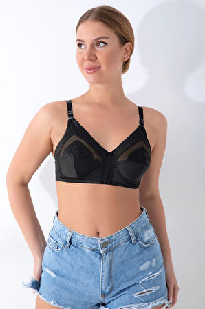 Siyah  Toparlayıcı Sütyen - 502
