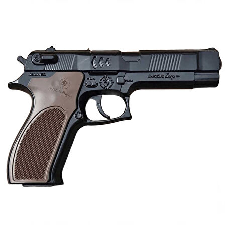 Metal Oyuncak Tabanca Siyah Seri 23