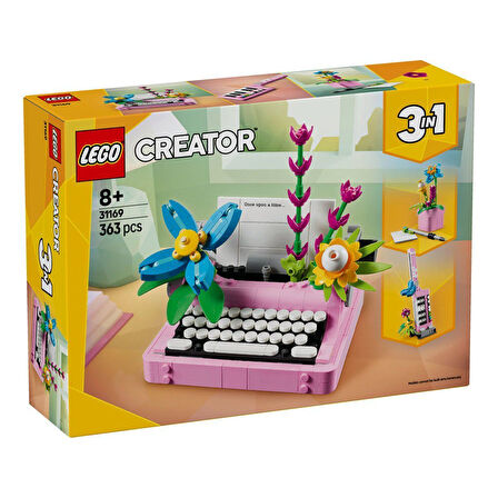 31169 Lego Creator 3in1 - Çiçekli Daktilo 363 parça +8 yaş