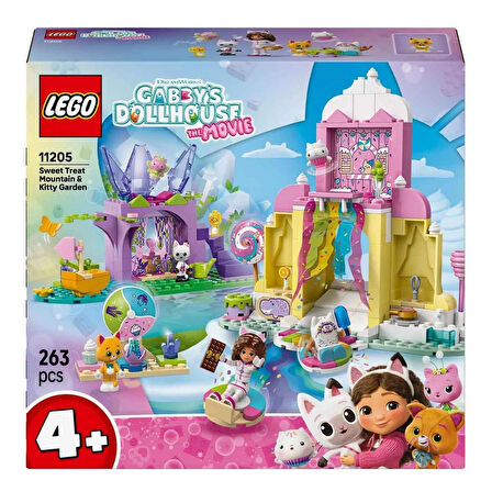 LEGO Gabby’s Dollhouse Tatlı Şekerleme Dağı ve Kedi Bahçesi 11205