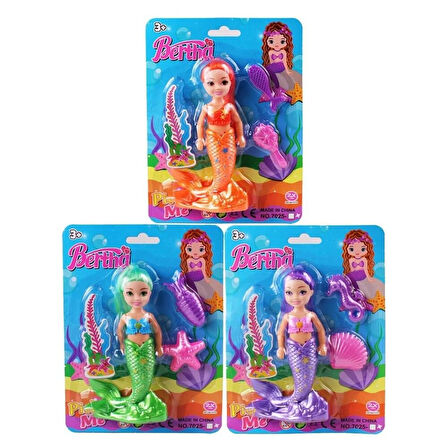 7025 KARTELA KÇK DENİZ KIZI BERTHA BEBEK -KZL