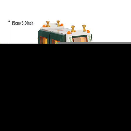 JK2362 LOZ Botanik Bahçe Blok Seti - Vagon life