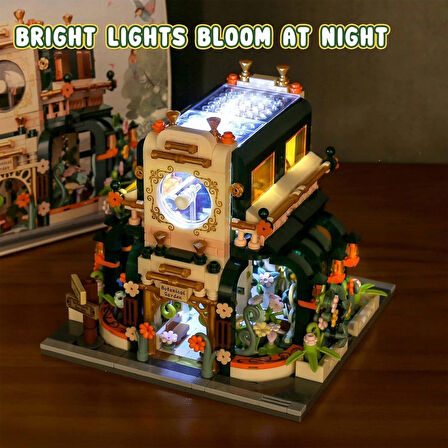 JK2362 LOZ Botanik Bahçe Blok Seti - Vagon life