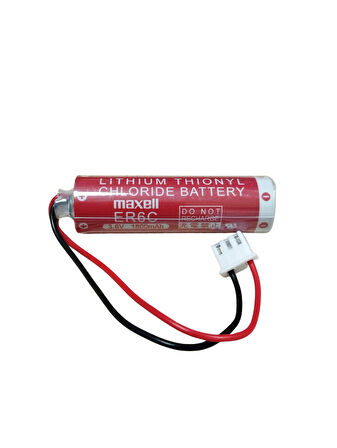 Maxell ER6C 3.6V AA Size 3 PIN Lithium Pil SOKETLİ