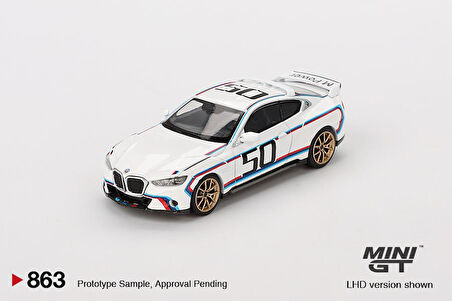 Mini GT BMW 3.0 CSL White 863 BL