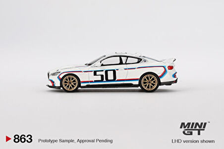 Mini GT BMW 3.0 CSL White 863 BL