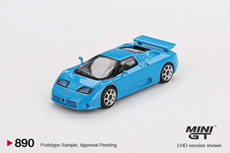 Mini GT Bugatti EB110 Super Sport Blu Bugatti 890