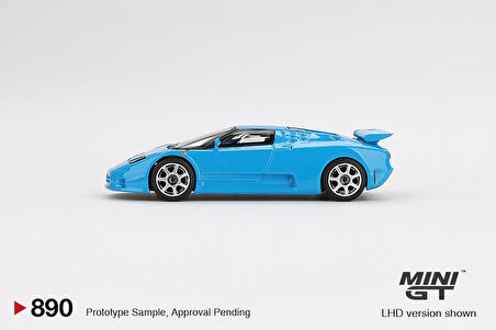 Mini GT Bugatti EB110 Super Sport Blu Bugatti 890