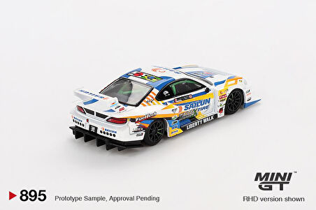 Mini GT Nissan LB-Super Silhouette S15 SILVIA #555 2023 Formula Drift Japan 895 BL