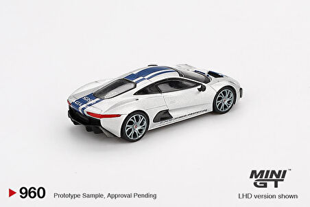 Mini GT Jaguar C-X75 Silver 960