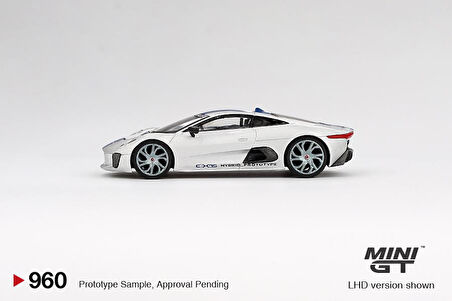 Mini GT Jaguar C-X75 Silver 960