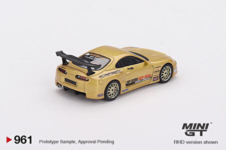 Mini GT Toyota Supra (A80) Top Secret GT-300 Top Secret Gold 961 BL
