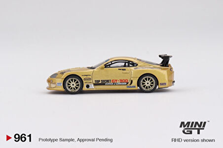 Mini GT Toyota Supra (A80) Top Secret GT-300 Top Secret Gold 961 BL