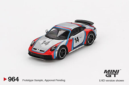 Mini GT Porsche 911 Dakar Ice Grey Metallic "Rally 1978" 964