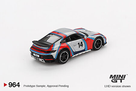 Mini GT Porsche 911 Dakar Ice Grey Metallic "Rally 1978" 964