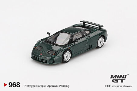 Mini GT Bugatti EB110 GT Verde Scuro 968