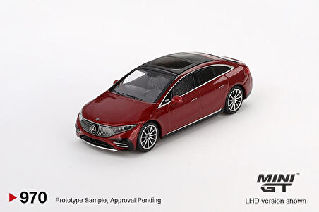 Mini GT Mercedes-Benz EQS 580 4MATIC Red Metallic 970