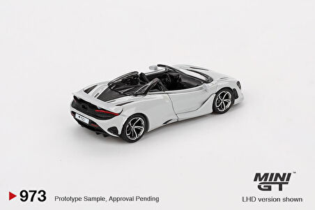 Mini GT McLaren 750S Spider Cirrus Grey 973