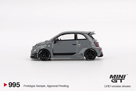 Mini GT Abarth 595 LB-WORKS x Abas Works Grey 995