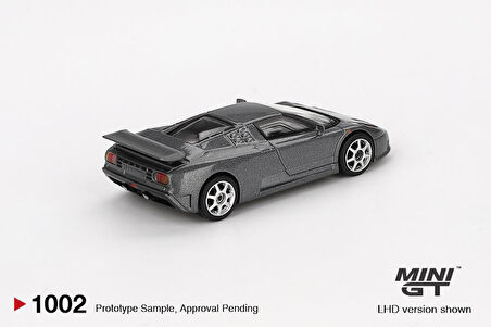 Mini GT Bugatti EB110 Super Sport Grigio Scuro 1002