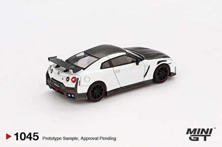 Mini GT Nissan GT-R Nismo 2024 Brilliant White Pearl 1045