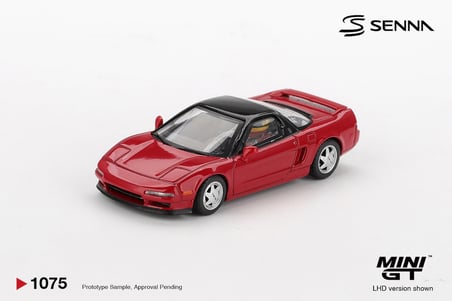 Mini GT 1:64 Honda NS-X Prototype 1989 Ayrton Senna Sürücü Figürlü MGT01075