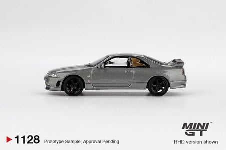 Mini GT 1/64 Nissan Skyline GT-R R33 NISMO BCNR33 CRS Dark Metal Gray MGT01128