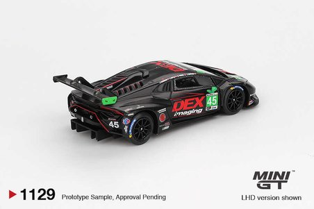 Mini GT 1/64 Lamborghini Huracán GT3 EVO2 No.45 DEX Imaging 2024 IMSA Daytona 24H MGT01129