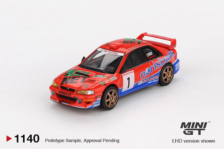Mini GT Subaru Impreza WRC97 #1 1999 DRM Champion 1140