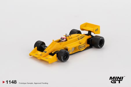 Mini GT 1/64 Lotus 99T #11 Satoru Nakajima 1987 Monaco Grand Prix MGT01148