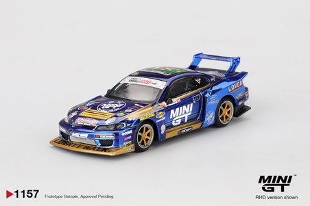 Mini GT Nissan Silvia (S15) LB-Super Silhouette #555 Team MINI GT Liberty Walk 2025 Formula Drift 1157