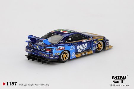 Mini GT Nissan Silvia (S15) LB-Super Silhouette #555 Team MINI GT Liberty Walk 2025 Formula Drift 1157